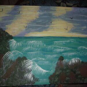 Attractive Ocean Scene Painting